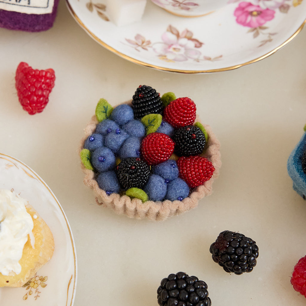 Mixed Berry Tart Ornament