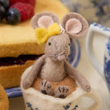 Limited Edition Mouse in Teacup Ornament