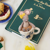 Limited Edition Mouse in Teacup Ornament