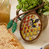 Beehive Beaded Ornament