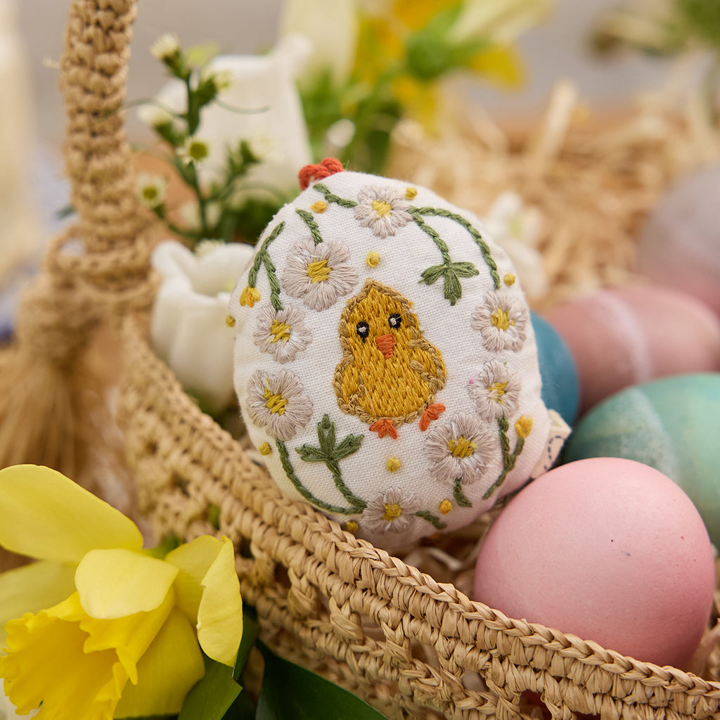 Spring Chick Easter Egg Ornament