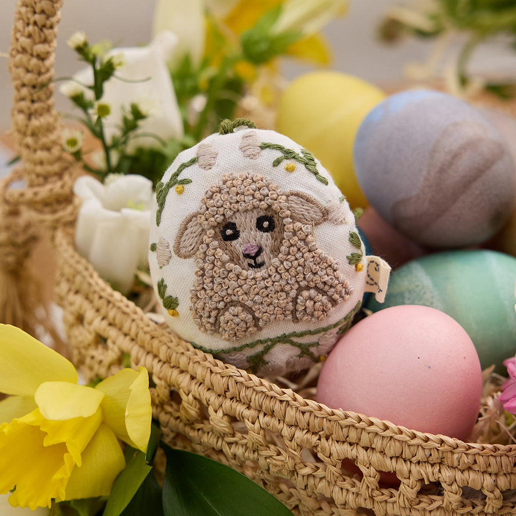 Sheep Easter Egg Ornament