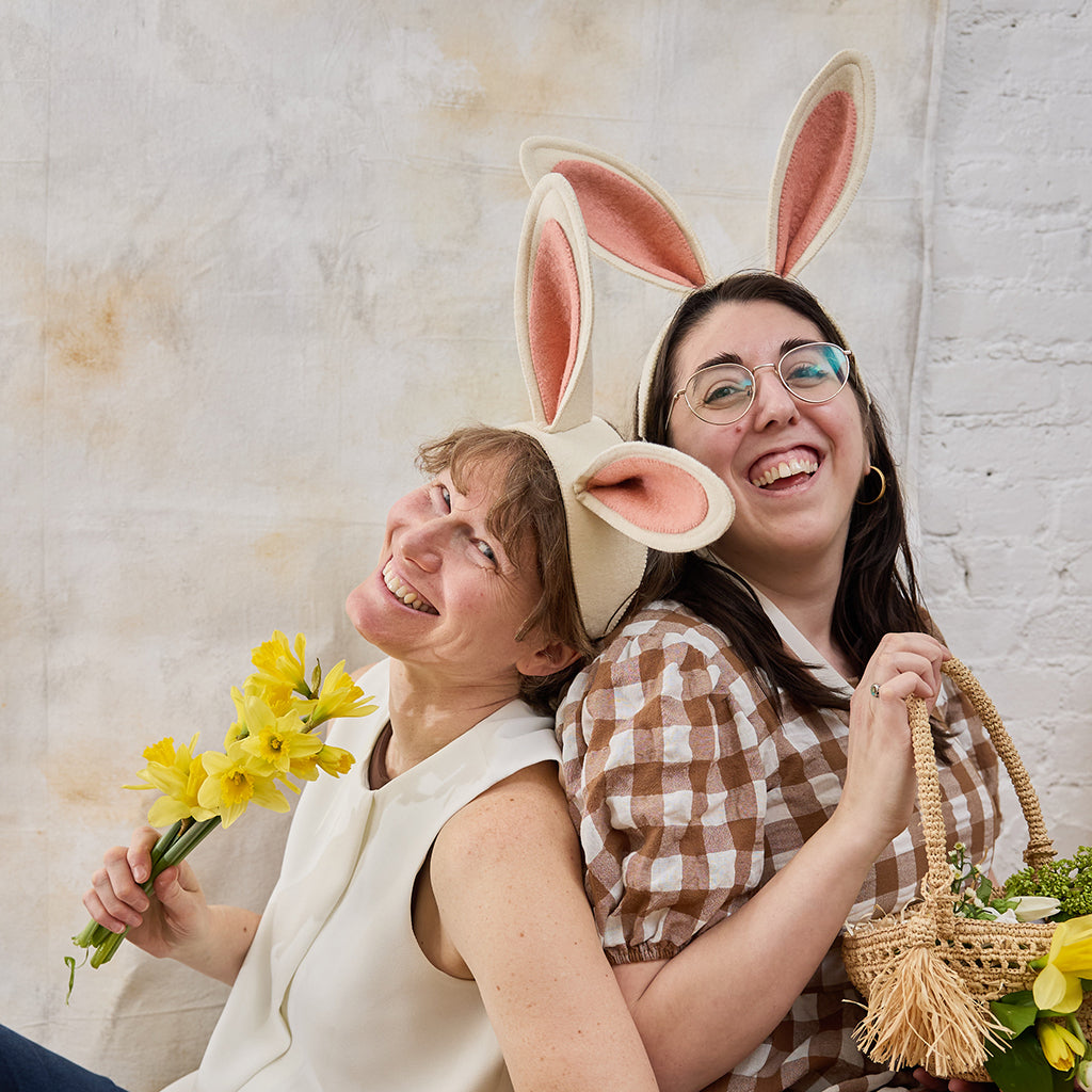 Vintage Bunny Ears Headband