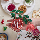 Pomegranate Beaded Ornament