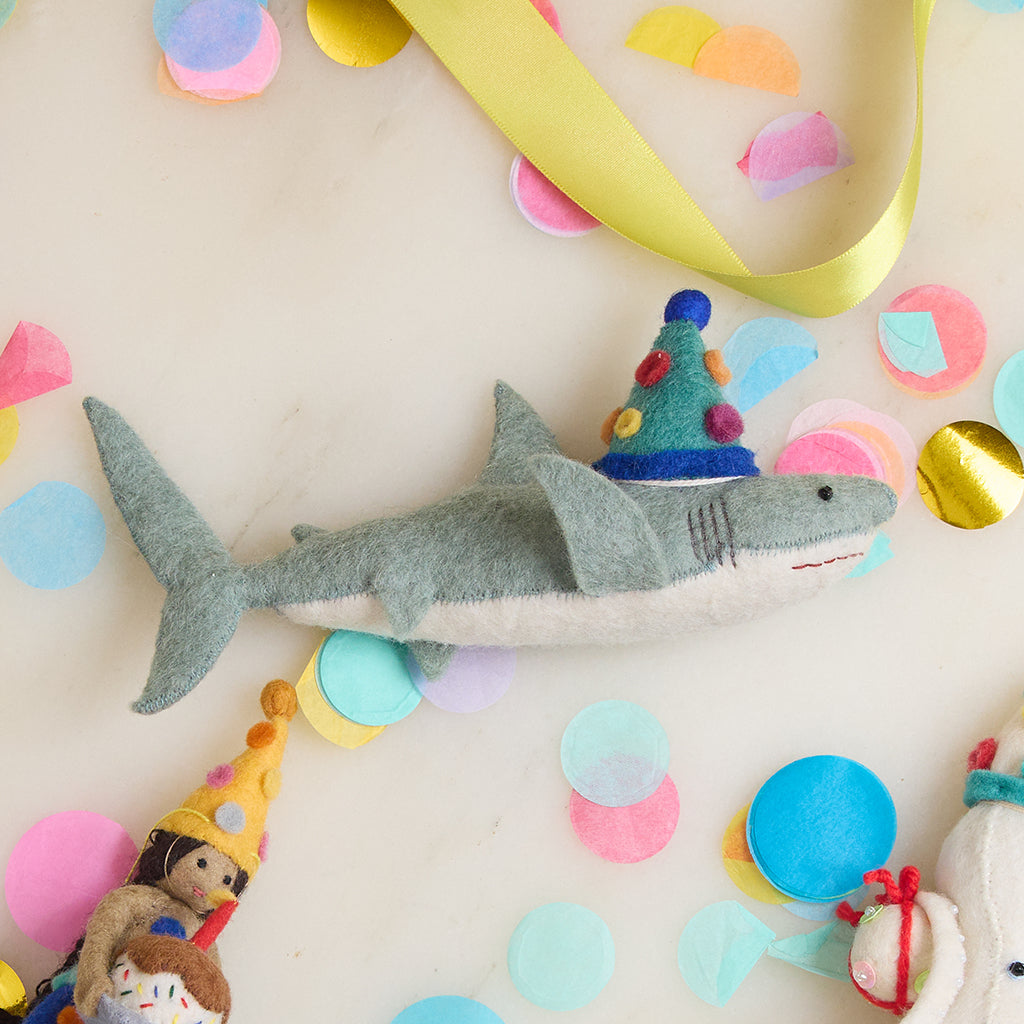 Party Hard Great White Shark Ornament