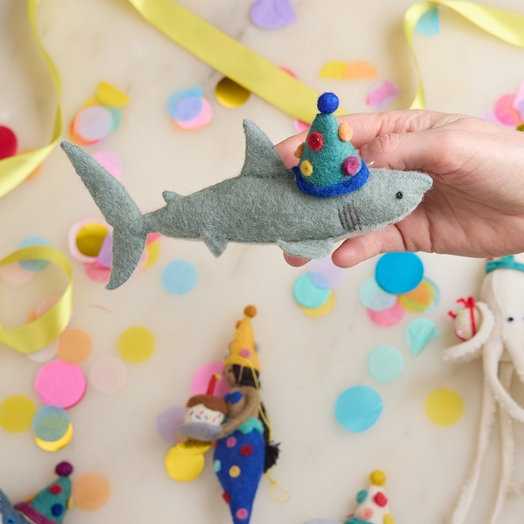 Party Hard Great White Shark Ornament