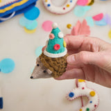 Birthday Party Hedgehog Ornament