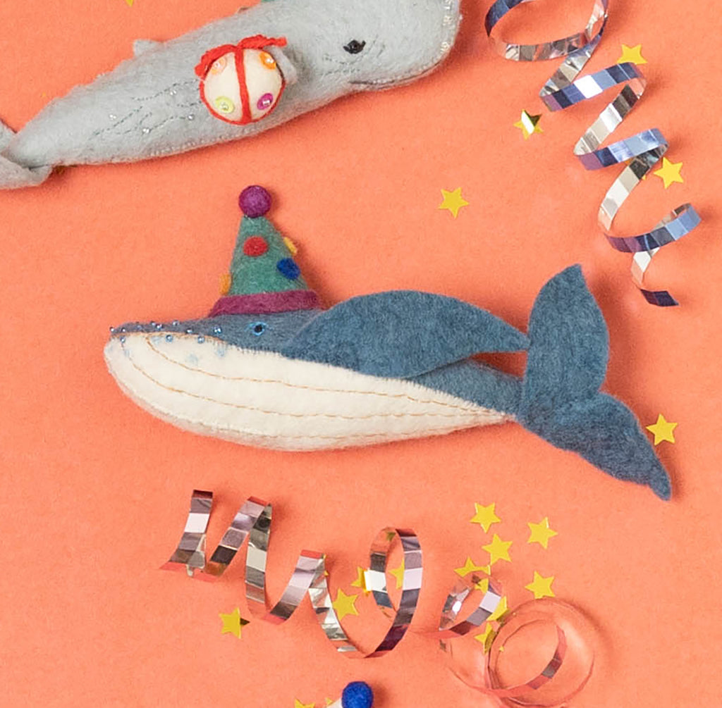 Party Splash Humpback Whale Ornament