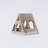 A-Frame House Ceramic Tea-Light Holder