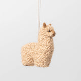 Alpaca Light Brown Ornament