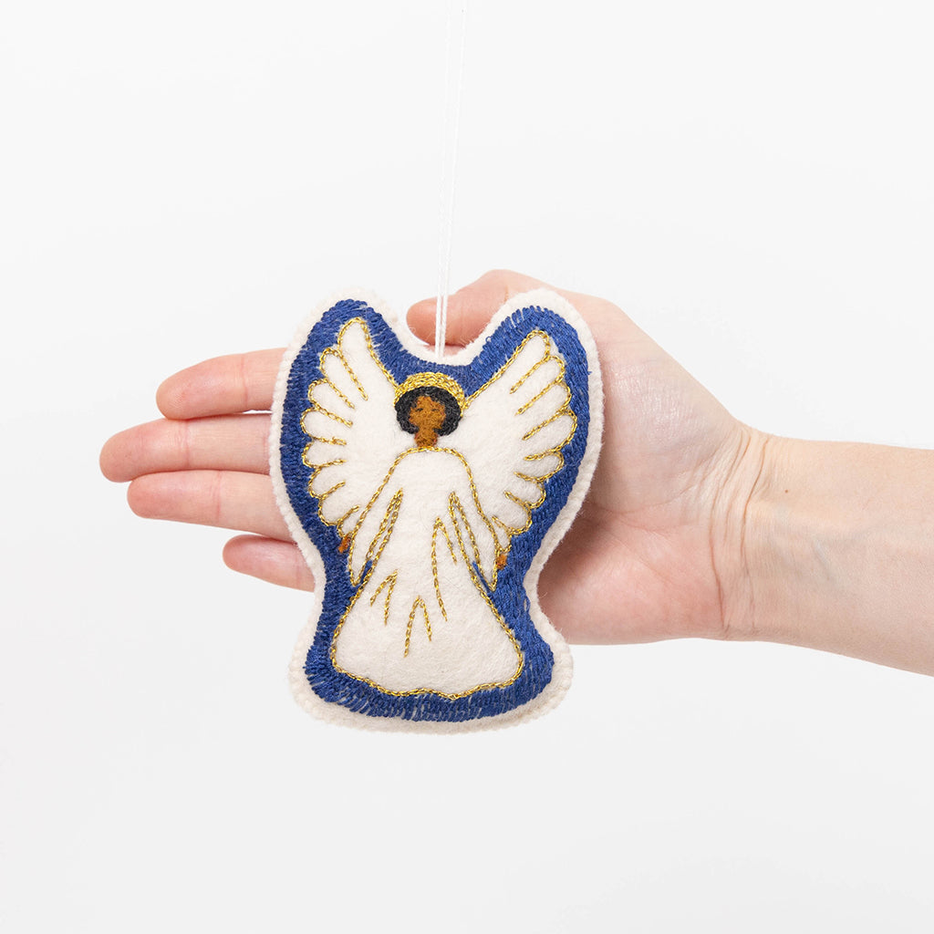 Angel with Open Wings Ornament