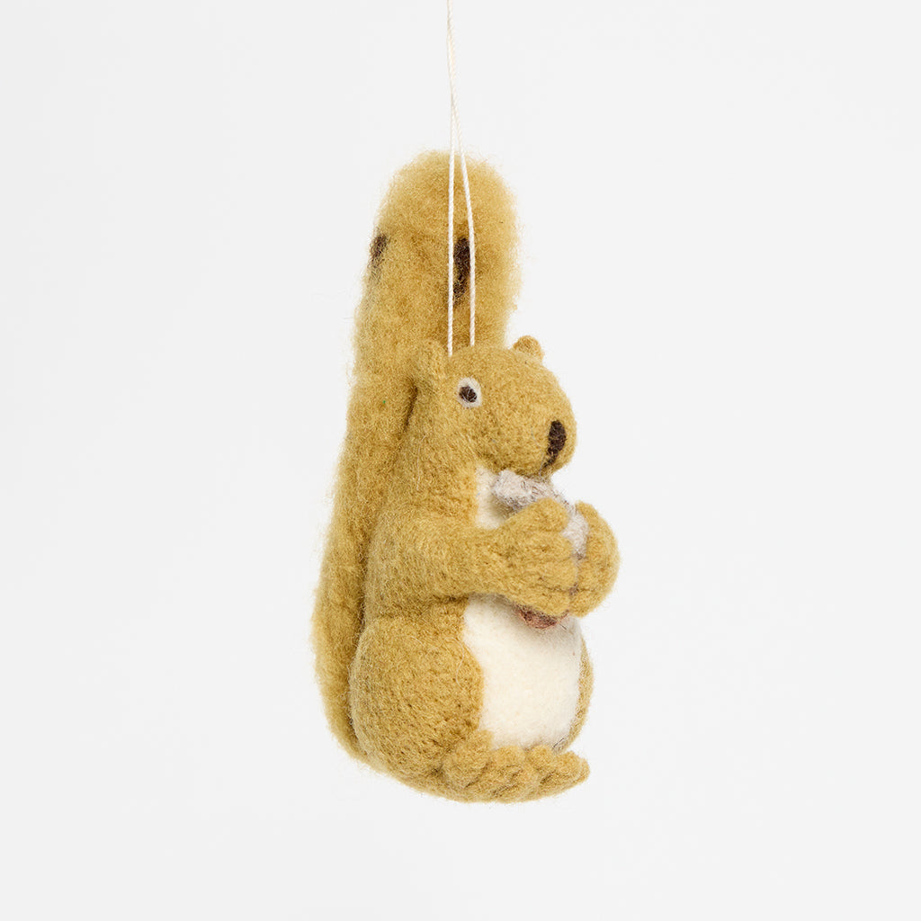 Autumn Bounty Squirrel Ornament