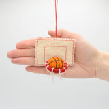 Basketball In Net Ornament