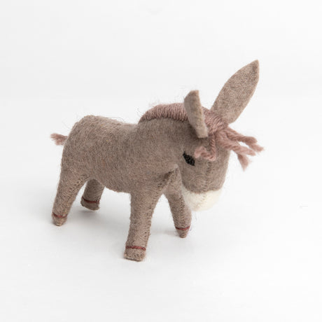 Brown Donkey Ornament