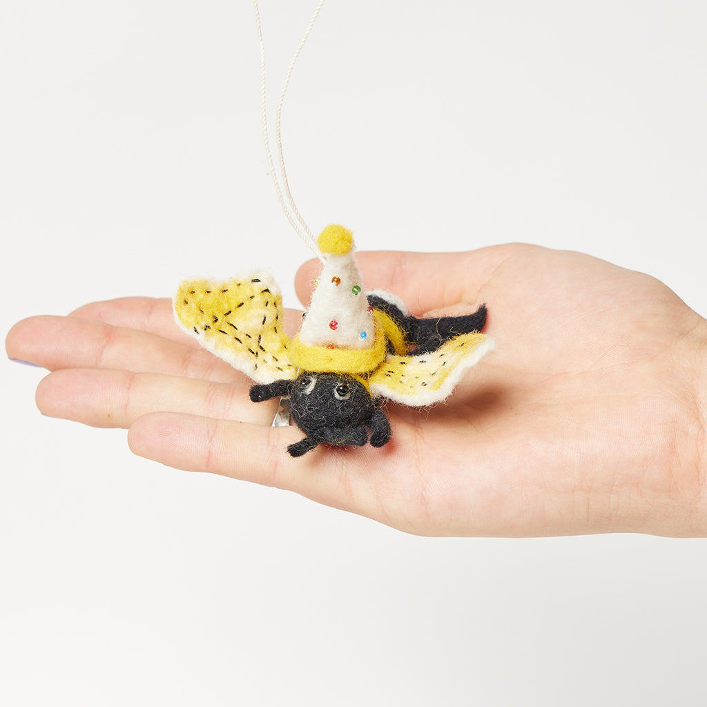 Birthday Bumblebee Ornament