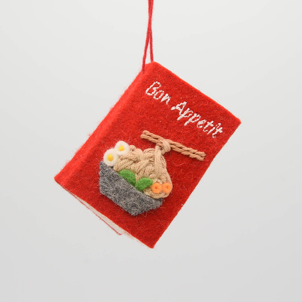 Bon Appétit Cookbook Ornament