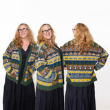 NYC Holiday 100% Alpaca Sweater - Cardigan