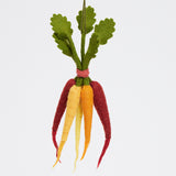 Rainbow Carrot Bunch Ornament