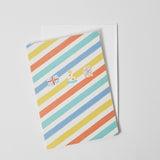 Celebrate Stripes Birthday Card