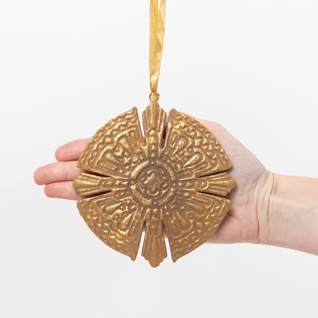 Celestial Halo Metal Ornament