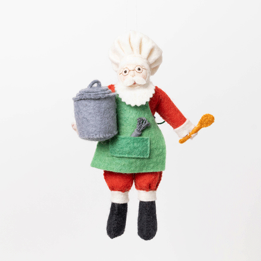 Chef Santa Ornament