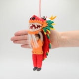 Limited Edition Child with Dragon Costume Ornament