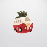 Christmas Tree Hippie Bus Ornament