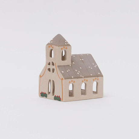 Church Ceramic Tea-Light Holder