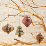 Paper Ornament Pastel Set of 4