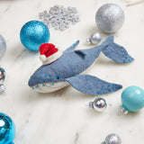 Happy Santa Humpback Ornament