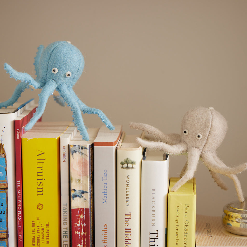 Light Blue Octopus Ornament