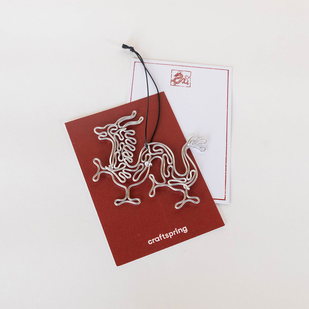 Dragon Metal Ornament and Card