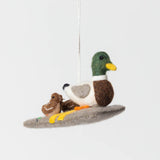 Ducks Crossing Street Ornament