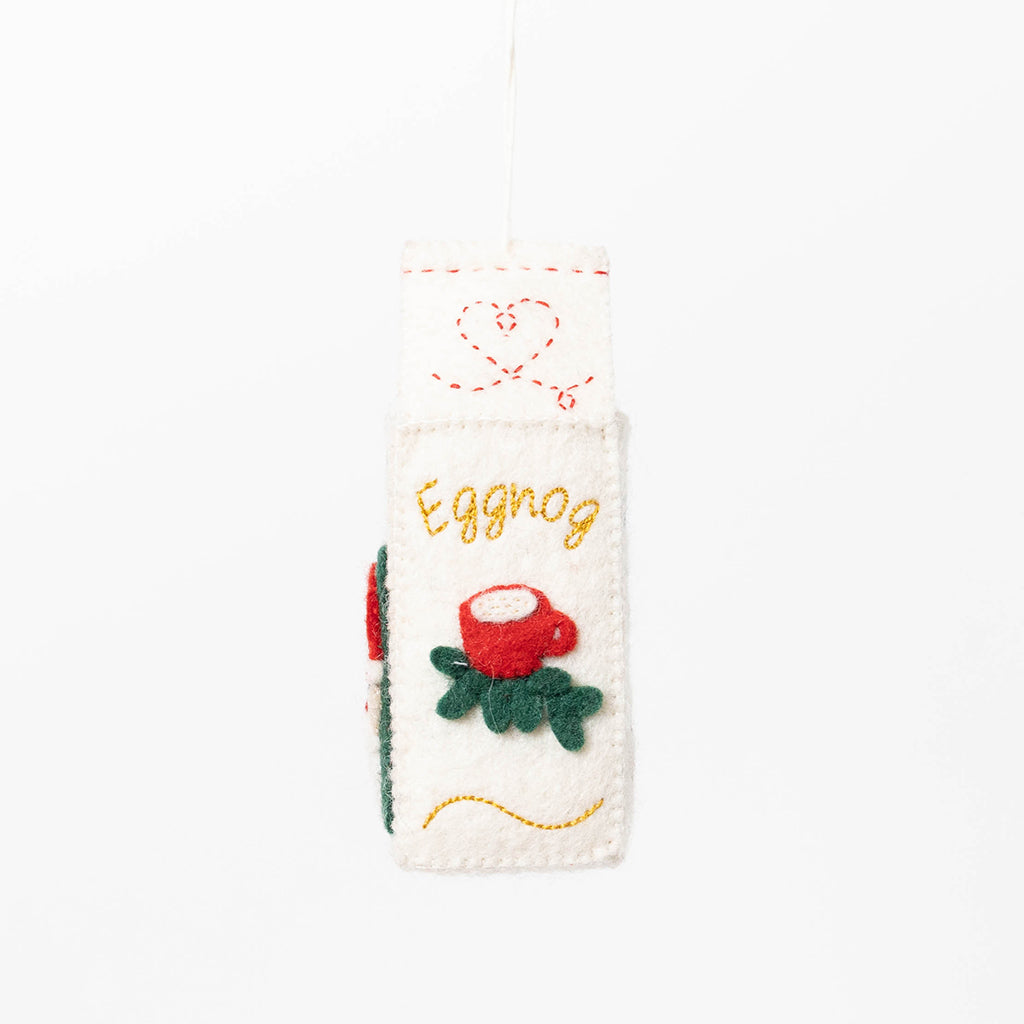 Eggnog Carton Ornament