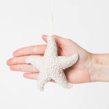 Eggshell Wave Starfish Ornament