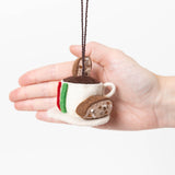 Espresso with Biscotti Ornament