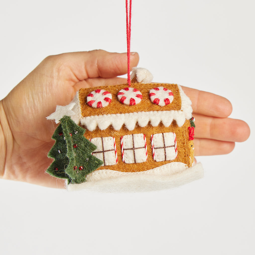 Candy Land Gingerbread House Ornament
