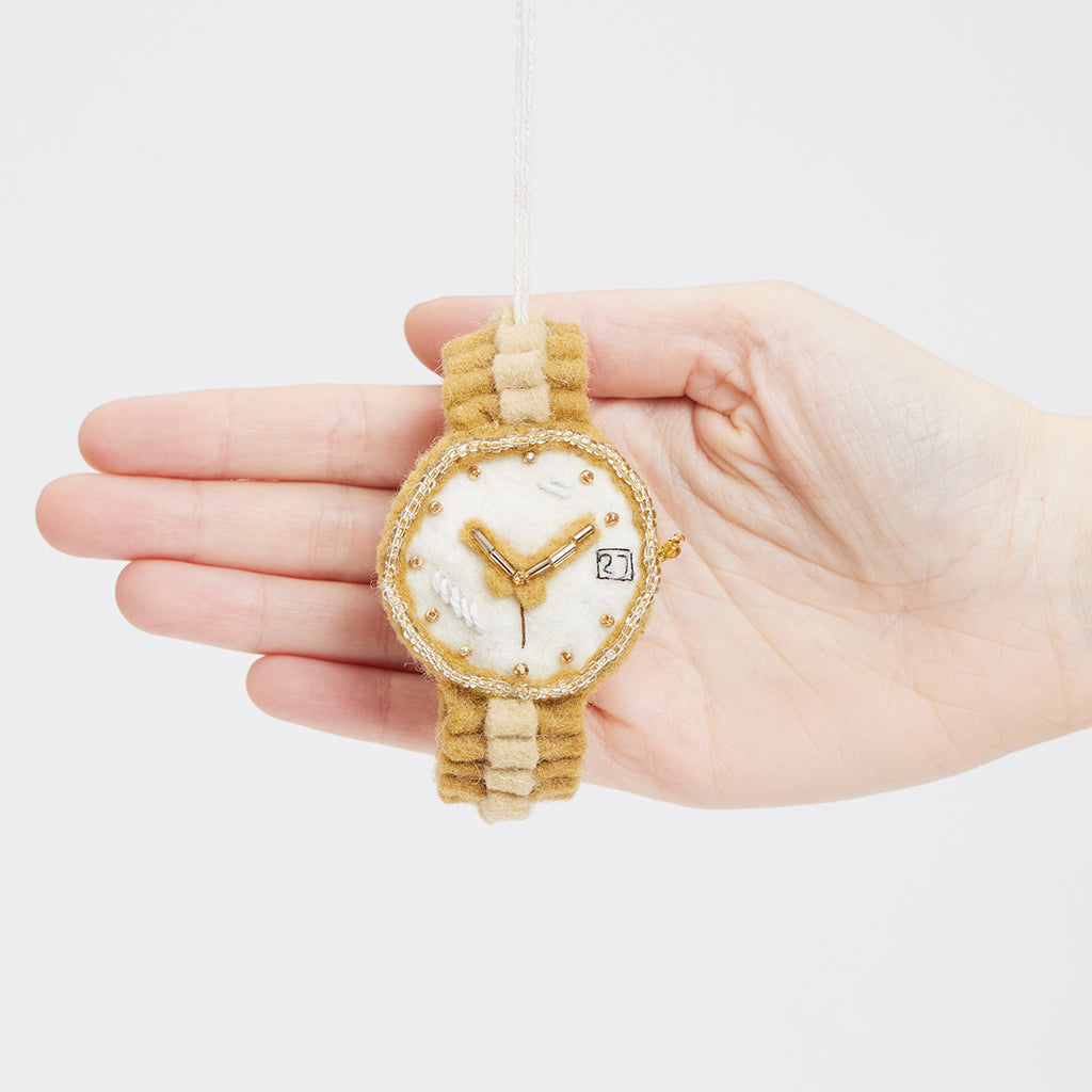 Gold Watch Timepiece Ornament
