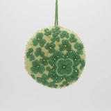 Good Luck Clovers Beaded Ornament