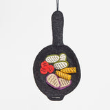 Grilled Veggies Skillet Ornament