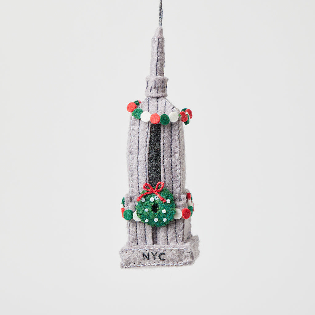 Christmas Empire State Building Ornament