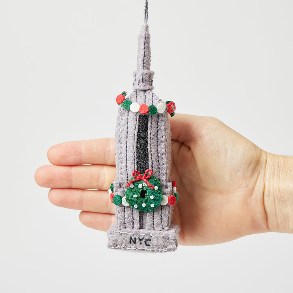 Christmas Empire State Building Ornament