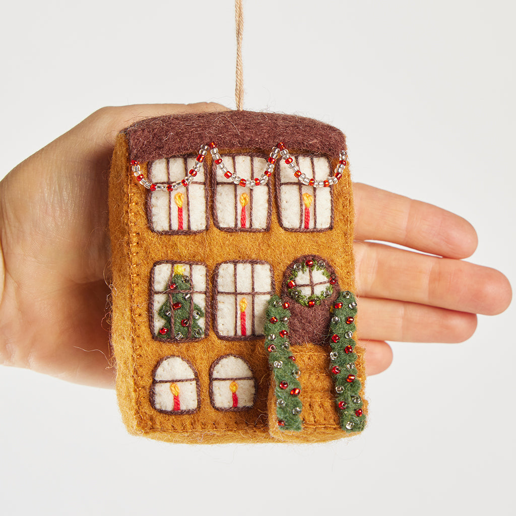 Christmas Townhouse Ornament