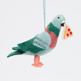 Hungry Urban Pizza Pigeon Ornament