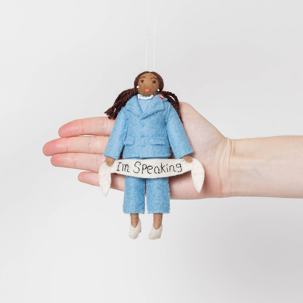 Kamala Harris, "I'm Speaking" Ornament