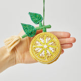 Lemon Beaded Ornament