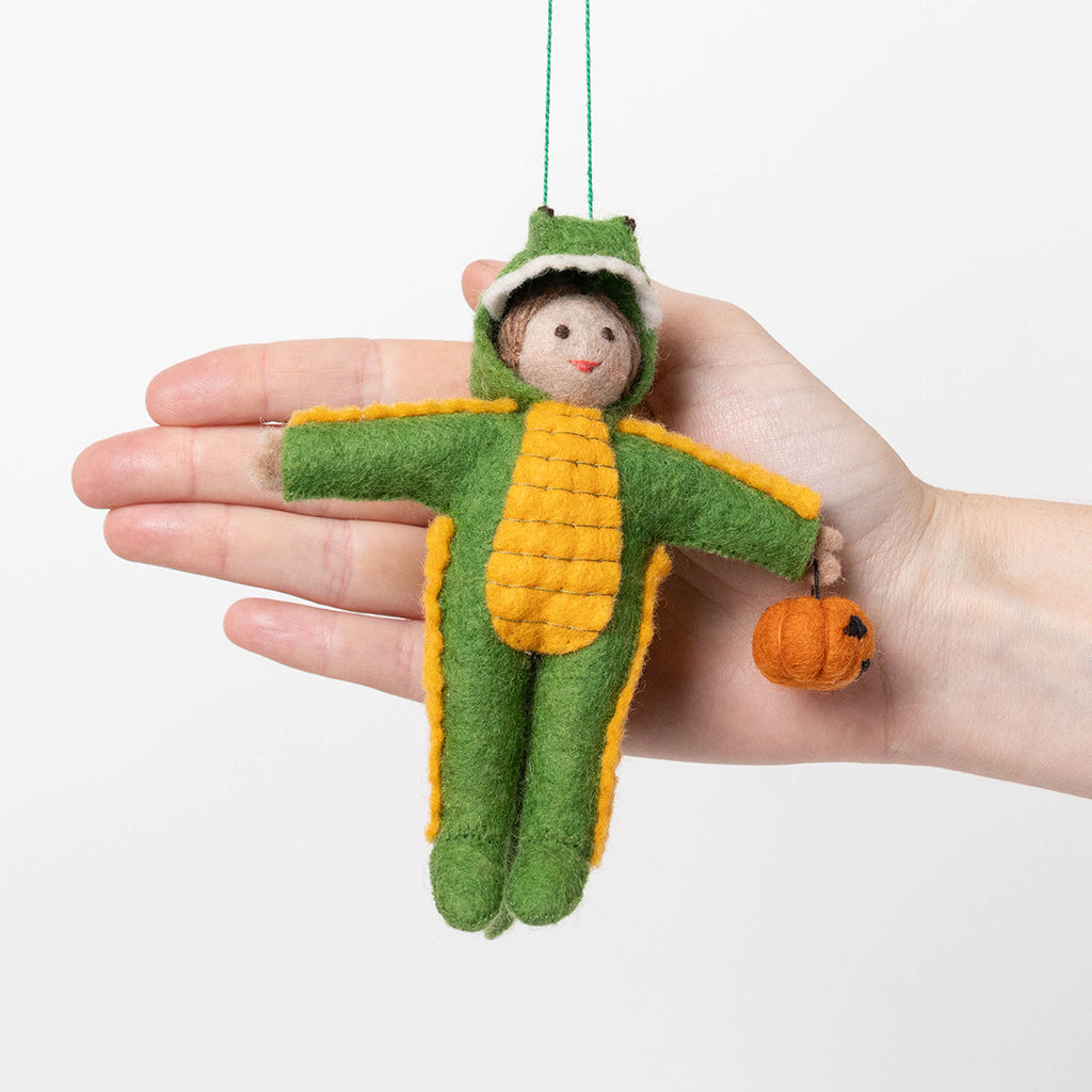 Little Halloween Dinosaur Ornament