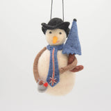 London Snowman Ornament