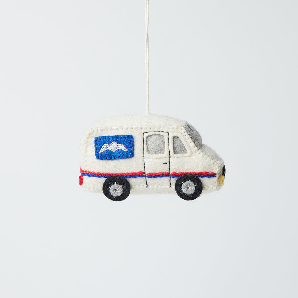 Mail Truck Ornament