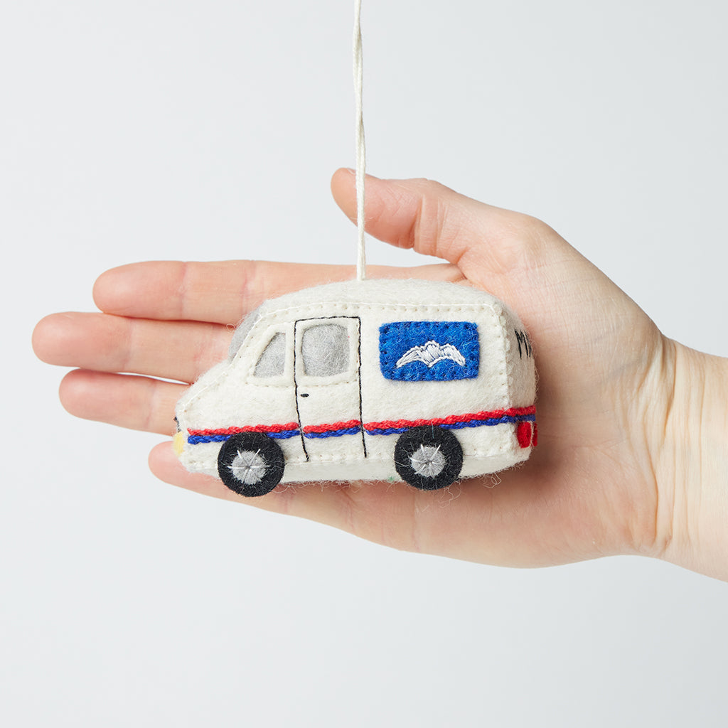 Mail Truck Ornament